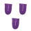 3Pièces Protection Plâtre Pied Violet Coton Ajustables 8