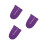 3Pièces Protection Plâtre Pied Violet Coton Ajustables 9
