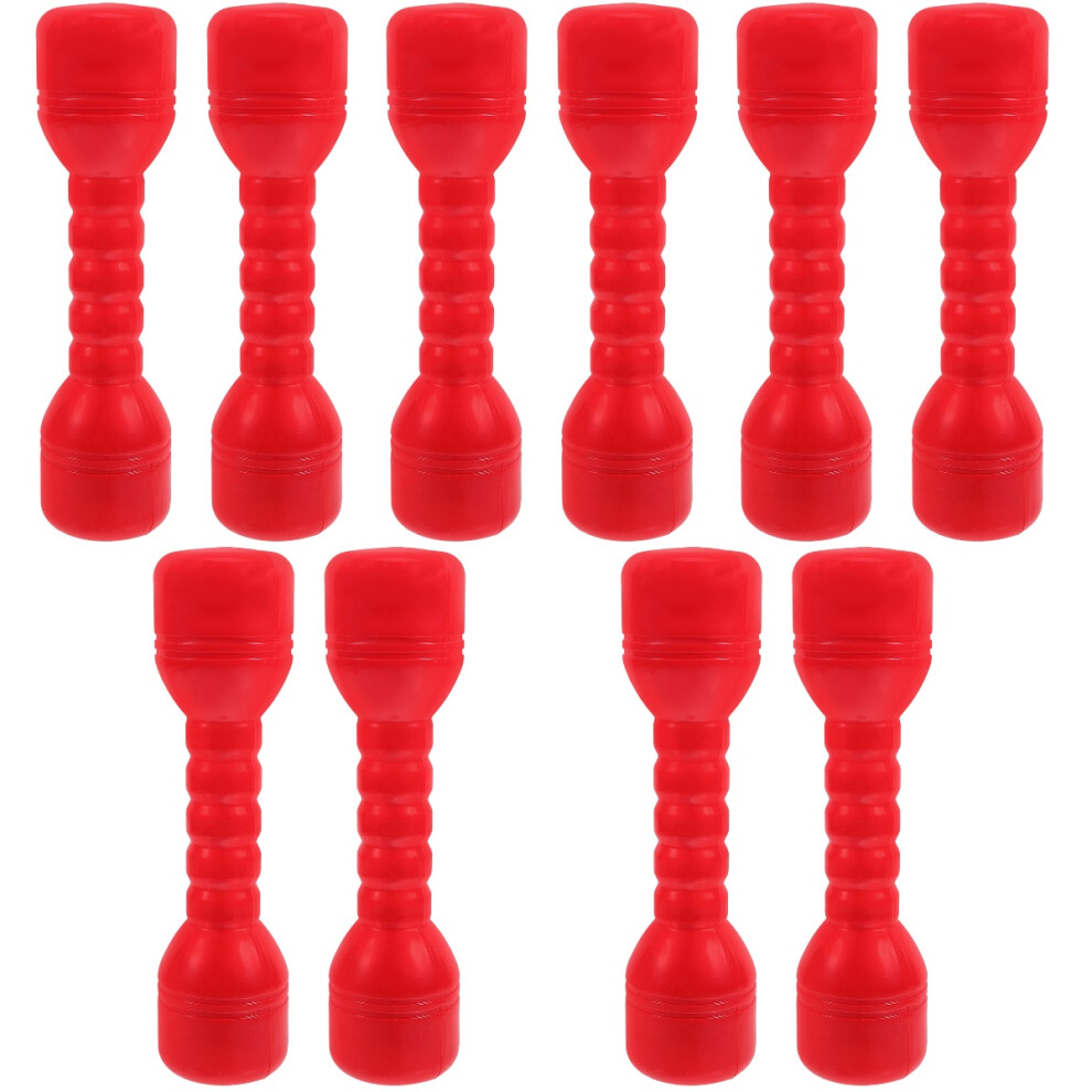 Photos - Other Toys 10Pcs Red ABS Kids Dumbbells for Exercise Training and Home Fitness