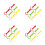 24Pcs Baby Pull Up Rings Assorted Color Plastic for Home Use Stand Aid 1