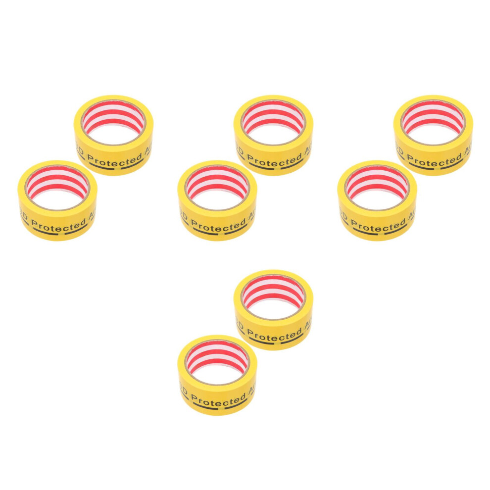 8 Rolls Self Adhesive Static Warning Tape Decal Sticker 3713122726419