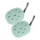 2Pcs Light Green Silicone Makeup Sponge Box Travel Puff Storage 11
