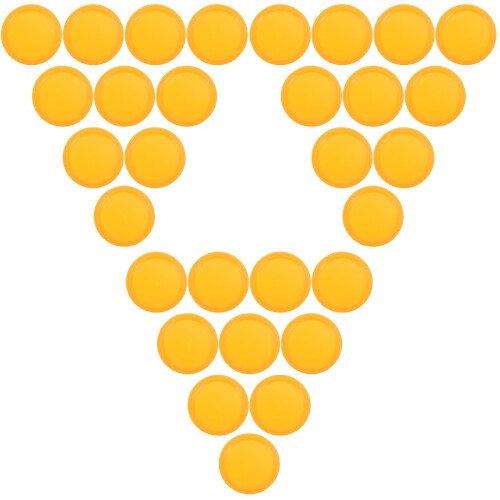 30Pièces Palets De Remplacement Pour Jeu De Hockey Sur Table Orange