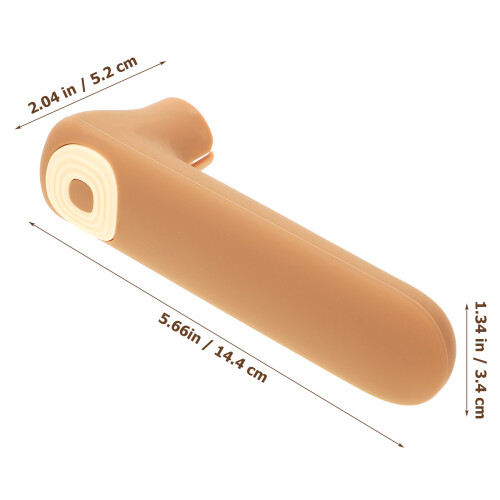 Coffee Door Handle Cover Silicone 1pack 5.7x2x1.3in 1