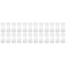 300Pcs ABS Reusable Furniture Hole Covers for Tables Chairs Black