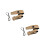 2Pièces Guitare Cuir Réglable Pratique Durable 1