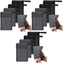 12Pièces Pochons Nylon Doux Pour Bains Et Exfoliation