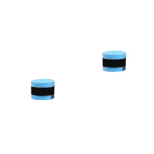 2Stk Atmungsaktiver Sky Blue Racket Grip Überzug Für Tennis Badminton