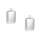 2Pièces Vin Mini Argenté Acier Inoxydable Strass 1