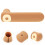 Coffee Door Handle Cover Silicone 1pack 5.7x2x1.3in 8