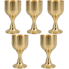 5Pièces Verres Rétro En Délicats Décoratifs