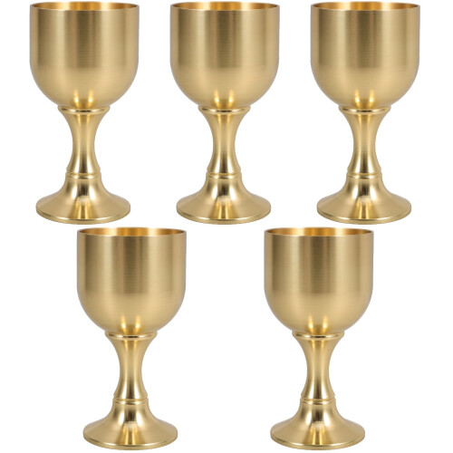 5Pièces Verres Rétro En Délicats Décoratifs