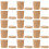40Pièces Bols À En Papier Kraft Sécurisés 2