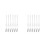 12Pièces Outils Acier Inoxydable Argenté Cuisine 1