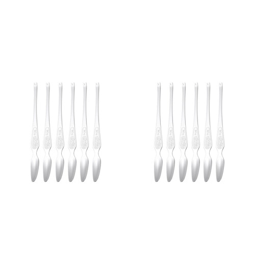 12Pièces Outils Acier Inoxydable Argenté Cuisine