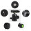 Arca Swiss Quick Release Plate Three Locking Knobs Tripod Ball Head Panoramic Rotation Damping Control Non Slip Rubber Mat CNC For DSLR Camera 7