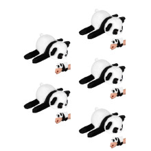 5Pièces Bracelets Animaux Peluche Blancs Pour Enfants