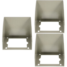 3Pièces Boîte De Protection Électrique Murale Durable En Fer Argenté