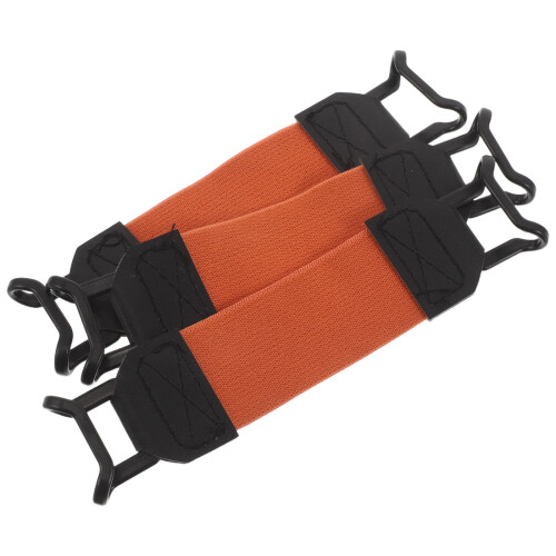 6Pièces Support Main Sécurisé Téléphone Orange Ajustable 1