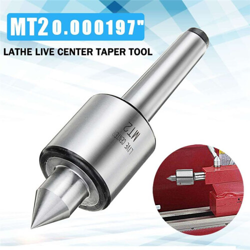 MT2 0.000197 Polegadas 60 Graus Torno Live Center Taper Live Rotating Center Fresagem Taper Pipe Machine Long Spindle Torno 1