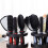 5Pcs Blue Comb Mirror Set Durable Hair Comb Styling Tools for Makeup 4