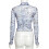 Εφαρμοστό Crop Top με Γραφική Τύπα, Διαφανή Tops για Γυναικεία Μακρυμάνικα, Ψεύτικη 2