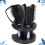 5Pcs Blue Comb Mirror Set Durable Hair Comb Styling Tools for Makeup 9