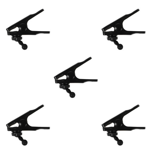 5Pièces Support Ventilateur Plastique Noir Rotatif Pour Auto