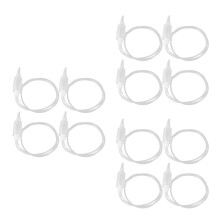 12Pcs White Oil Pump PVC Durable Hand Pump for Car Fuel and Water