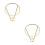 2Pcs Durable Golden Triangular Seed Rack for Water Plant Propagation 6