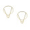 2Pcs Durable Golden Triangular Seed Rack for Water Plant Propagation 8