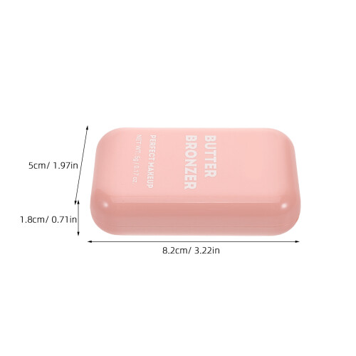 4Pcs Pink Plastic Makeup Brushes for Face Contouring and Highlighting 1