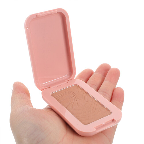 4Pcs Pink Plastic Makeup Brushes for Face Contouring and Highlighting 2