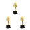 3Pcs Multi- Dance Competition Trophies Plastic Cheer Awards 1