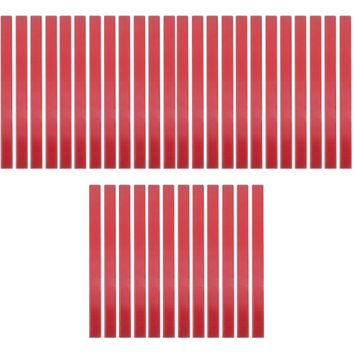 60Pcs Red Carpenter Pencils Octagonal Wood Heavy Duty for Construction