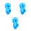 3Pcs Bathroom Suction Shower Head Bracket Blue No Drill Needed 1