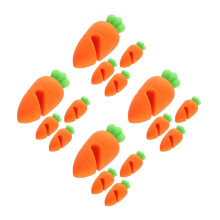 16Pcs Silicone Pot Lid Risers Orange Boil Over Stopper Pan Lid Support