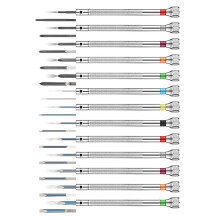 13PCS Professional Screwdriver Set, Micro-Precision Screwdriver Kit 0.6-2.0mm, 13 Extra Replace Blades for Watch Repair