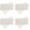 200Pcs White Retro Style Translucent Envelops for Money and Letters 4