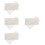 200Pcs White Retro Style Translucent Envelops for Money and Letters 6