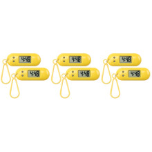 6St Duurzame Studenten Pocket Horloges Met Sleutelhanger