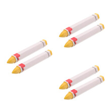 6Pcs Yellow Wax Tire Repair Marker Pens Car Tire Marking Easy to Use