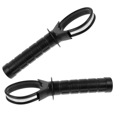 8Pcs Compact ABS Wrist Ball Handle Gyro Trainer Ergonomic Grip Black 1