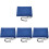 4Pcs Blue Mesh Bags Drawstring Adjustable Sports Balls Organizer 1