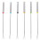 12Pièces Brochettes Barbecue Acier Inoxydable Argentées Réutilisables 2