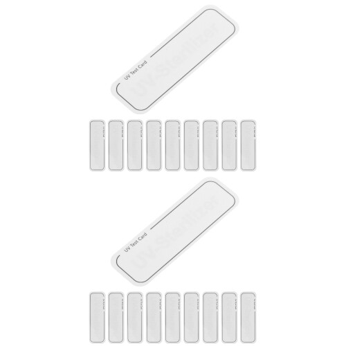 20Pcs Uv Intensity Indicator Cards PVC Material for Outdoor Uv Testing