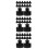 60Pcs Sports Pullup Bottle Caps Black Pe Leakproof Replacement Lids 1