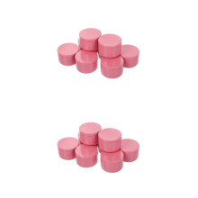 16Pcs Durable Pink DIY Fragrance Oil Storage Jars with Airtight Lids