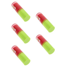 5Pcs Lip Balm Tubes Red Lip Gloss Moisturizing Non-Sticky High Shine