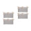 4Pcs Lavender Cotton Crib and Stroller Organizer with Large Capacity 1